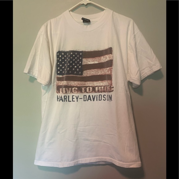 Live To Ride Harley-Davidson Tee Sz S - Picture 1 of 5